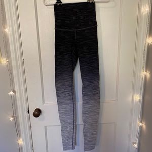 LuluLemon Wunder Under High Rise Ombré Melange